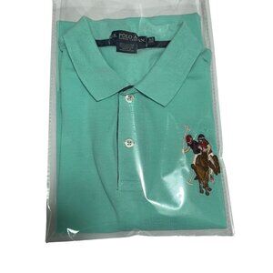 BOYS MULTI COLOR BIG LOGO SOLID POLO SHIRT
